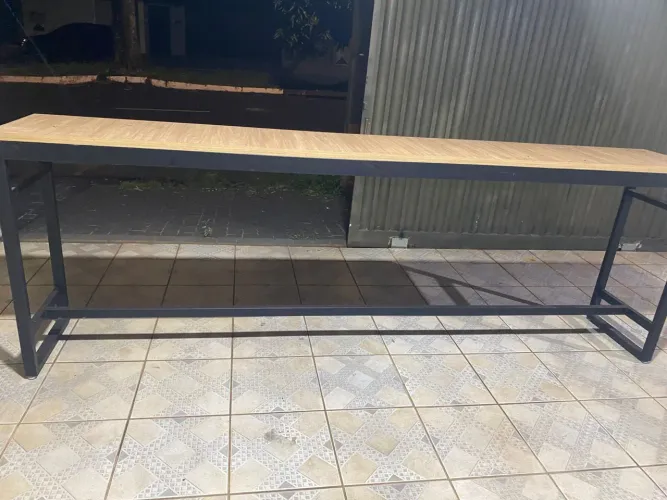 Bancada industrial lanchonete
