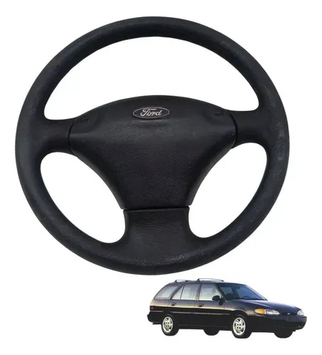 Volante Direção Ford Escort 1.8 1997 1998 1999 2000 Detalhe