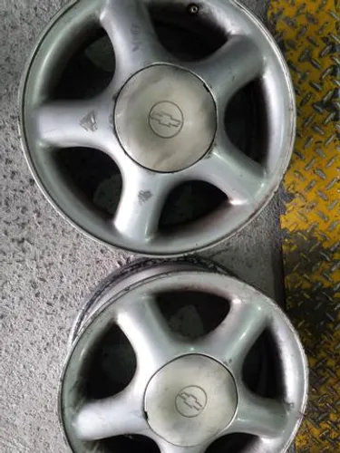 Roda aro 14 Estrela Prata GM Pickup corsa 4X100 jogo