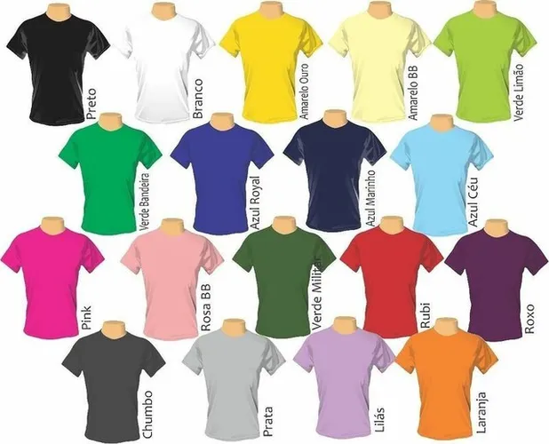 CAMISA CORES MALHA POLIÉSTER