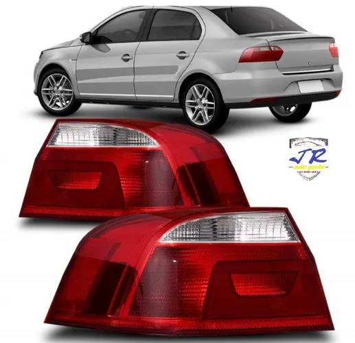 Par Lanterna Traseira Voyage G6 2013 2014 2015 2016 Bicolor