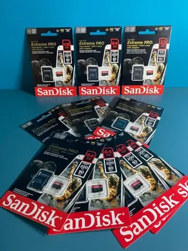Cartões de Memória Micro sd Sandisk Extreme Pro Original - Novo - Lacrado - Loja Fisica 