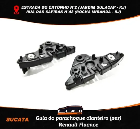 Guia do para-choque dianteiro (par) Renault Fluence