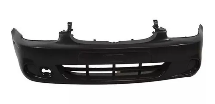 Parachoque Dianteiro Chevrolet Corsa Classic 2000 a 2008 Preto Liso Loma 