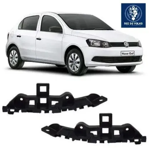 Par de Guia do para-choque dianteiro Gol G6 2013, 2014, 2015, 2016
