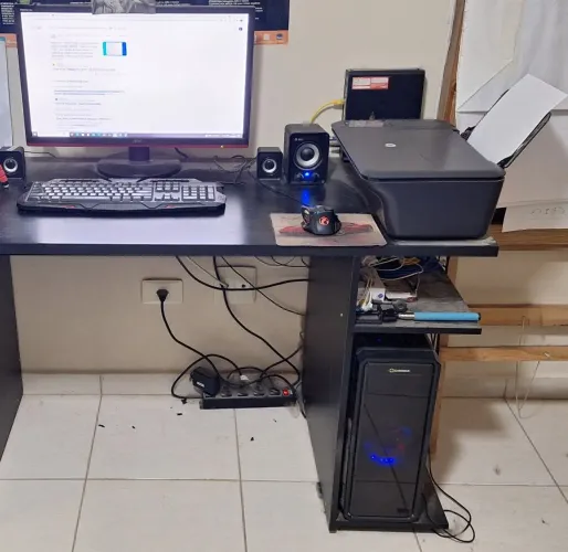 Pc Gamer (GameMax); Monitor AOC; Impressora Multifuncional HP