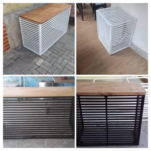Grade de proteção para ar condicionado - Novo