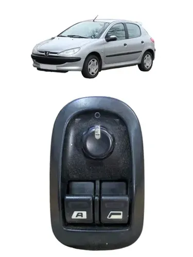 Comando Vidro Elétrico e Retrovisor Peugeot 206 2007