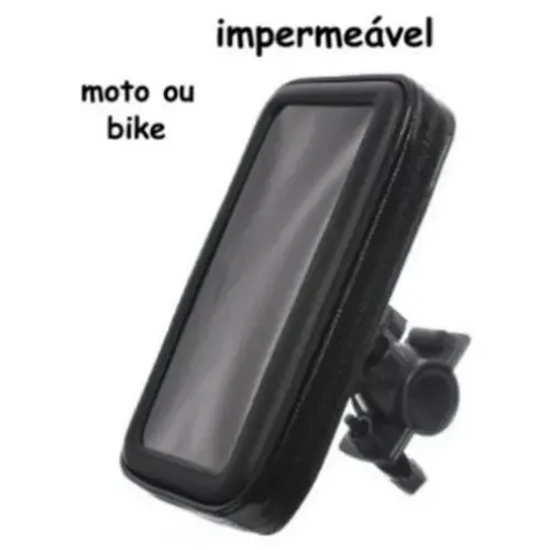 Suporte impermeável celular moto bike