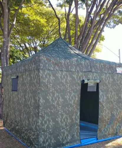 Tenda camping camuflada oferta