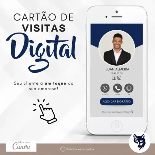 Cartão Digital para; Visitas - Aniversário - Motoristas - Casamento - Etc...