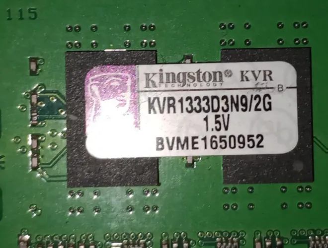 Memória RAM Kingston KVR1333D3N9/2G 2GB DDR3 1.5V