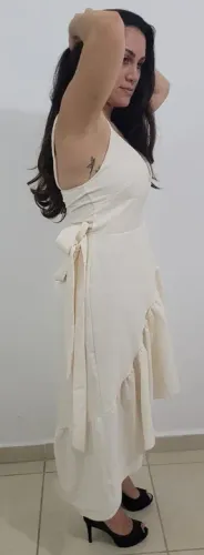 Vestido branco lindo! Tati Magalhães P