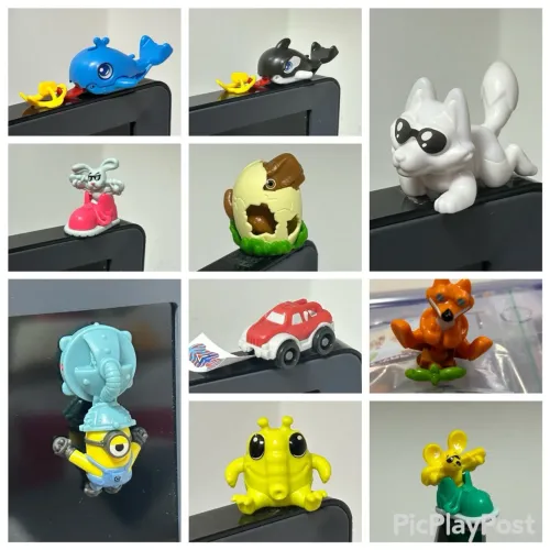 Brinquedo Kinder Ovo coleção Applaydu e Minnions