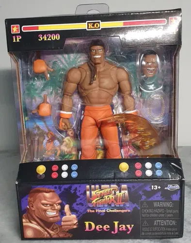 Dee Jay - Street Fighter 2 - jada toys original lacrado pronta entrega 