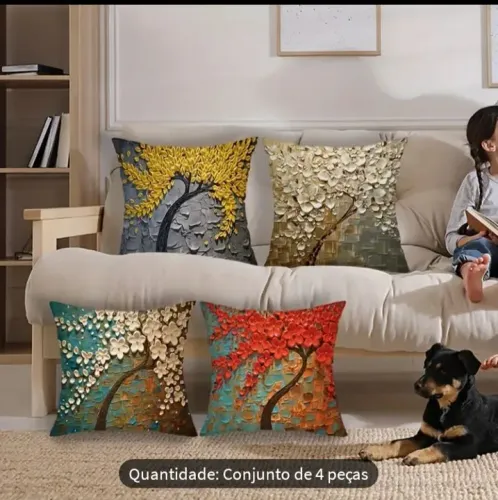 Capas de almofadas 3 D 