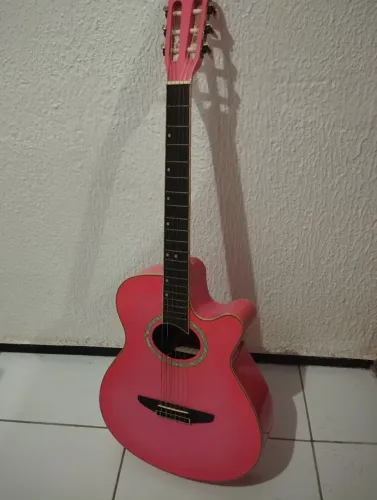 Violão Elétrico Tagima Rosa