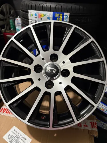 Jogo de rodas r14 novas KRMAI 4x100