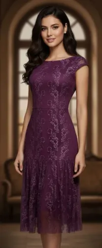 Vestido de Festa Vinho - Modelo Longo e Charmoso