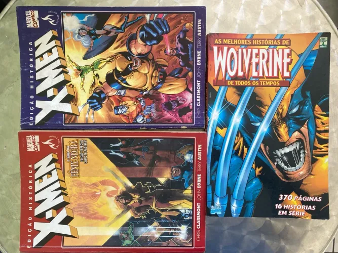 Lote X-Men e Wolverine - Edições Históricas