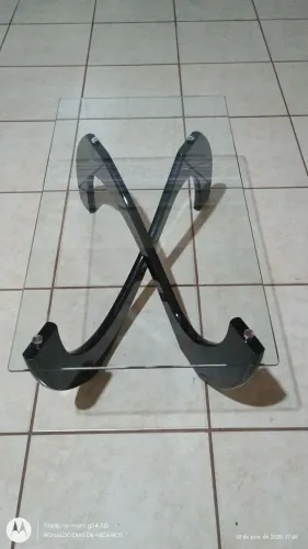 Mesa centro ( vidro 18mm temperado) não envio