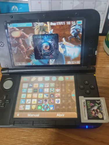 Nitendo 3D xl desbloqueado com um jogo