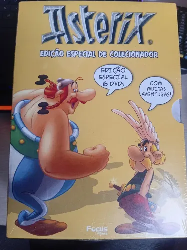 Asterix Box de colecionadores com 6 DVDs Lacrado.