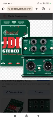Direct Box Radial JDI Stereo