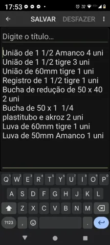 Material para Instalações Hidráulicas - Tigre e Amanco