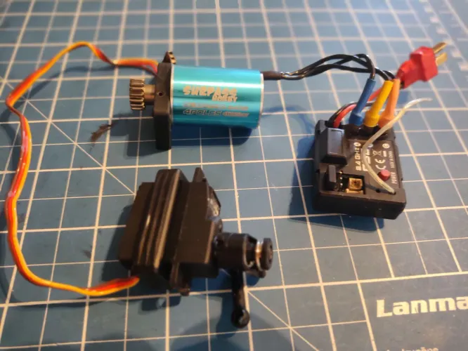 Kit upgrade brushless + amortecedores metal para SG1603 SG1604 Udirc drift automodelo rc 