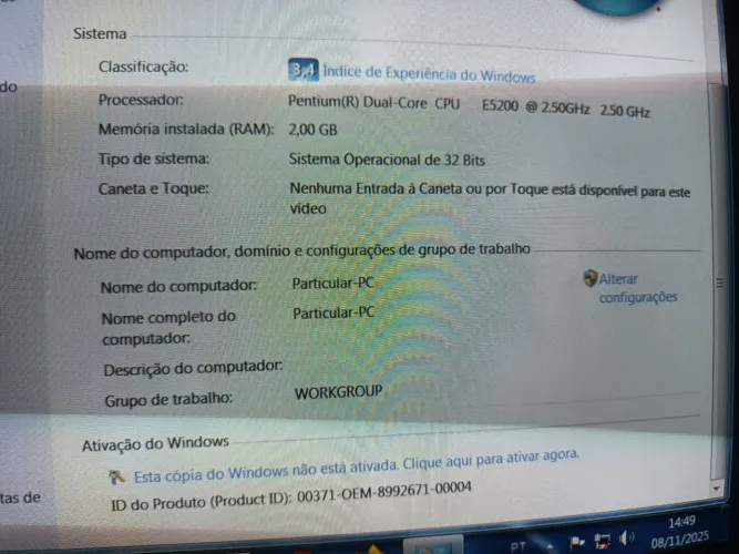 PC Pentium Dual Core 