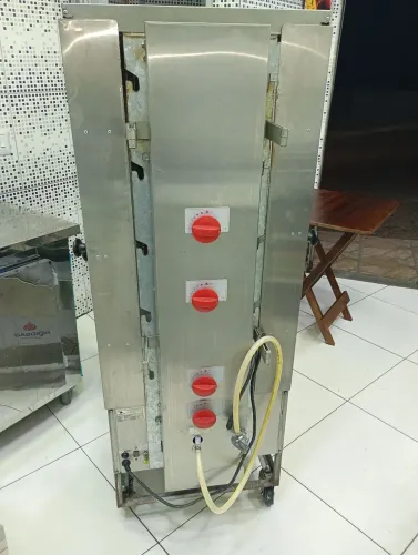 Forno de assar com 10 espeto elétrica a gás pra assar carne e frango