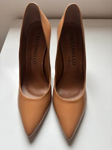 Scarpin bege 34