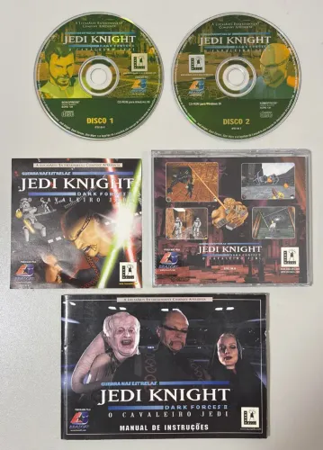 Jogo PC - Jedi Knight - Dark Forces II - O Cavaleiro Jedi - 1997 - Para Colecionador