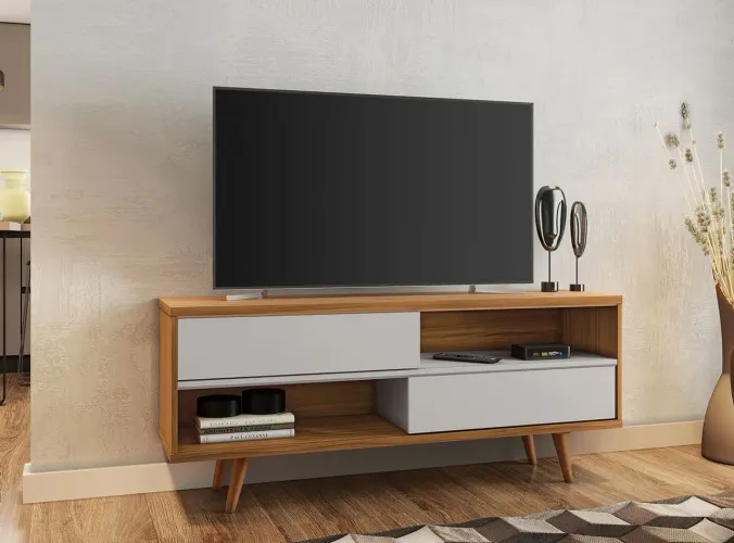 Rack para TV Moderno com Gavetas e Design Elegante