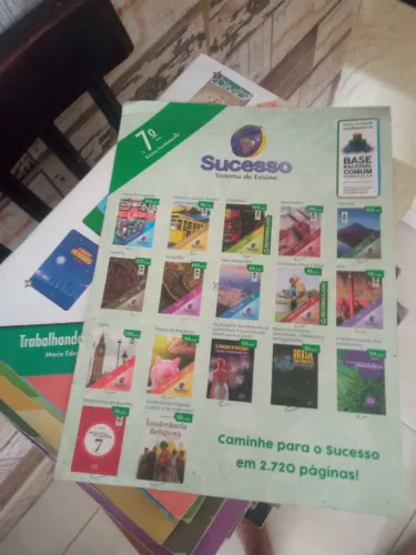 coleção de livros 6 série sucesso sistema de ensino
