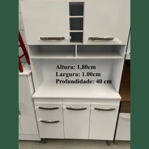 Kit cozinha branco - entrego hoje