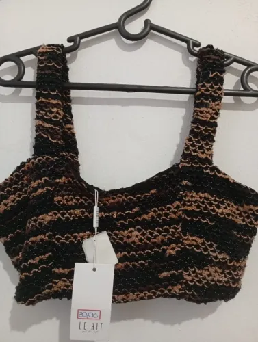 Cropped bordado