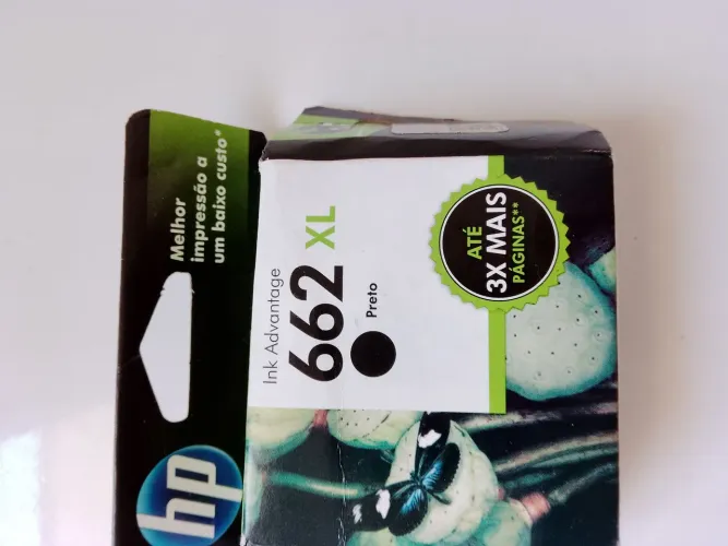 Cartucho de tinta preta hp