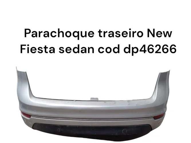 Parachoque traseiro New Fiesta sedan cod dp46266