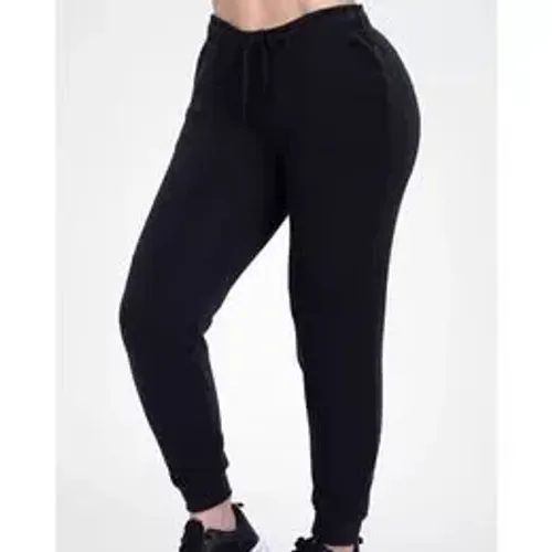 Calça Feminina Moletom Poliéster- Tamanho M - Preto- The Style Box