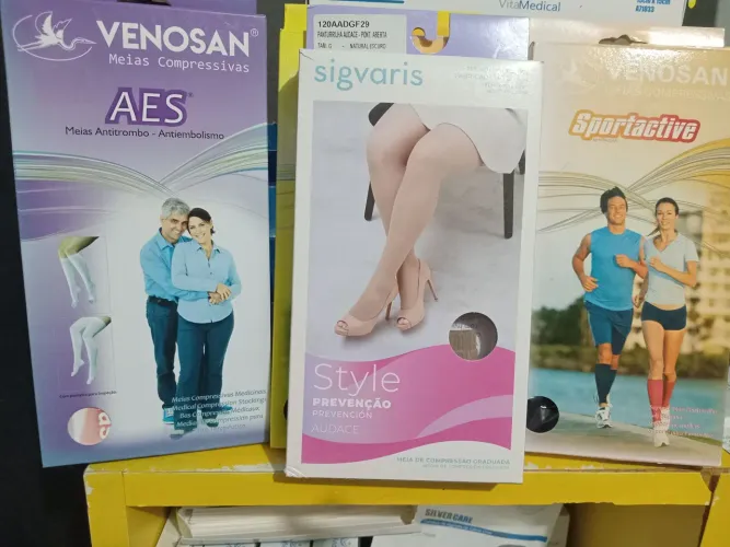 Meias de compressão 