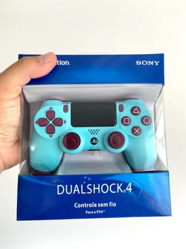 Controle PS4 Azul Ciano novo! Entrego