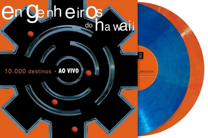 LP ENGENHEIROS DO HAWAII 10000 DESTINOS AO VIVO ,DUPLO , LACRADO 