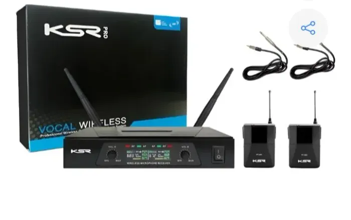 Transmissor sem fio duplo 