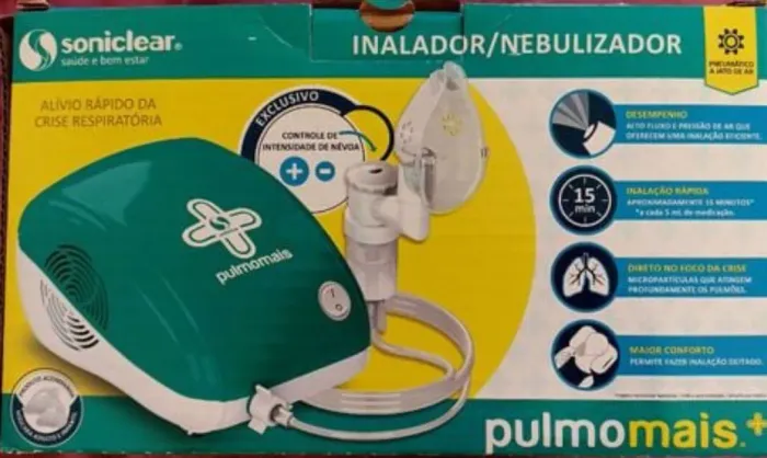 Inalador pneumático - Pulmomais Soniclear
