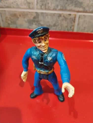 Boneco raro e antigo carey mahoney loucademia de polícia