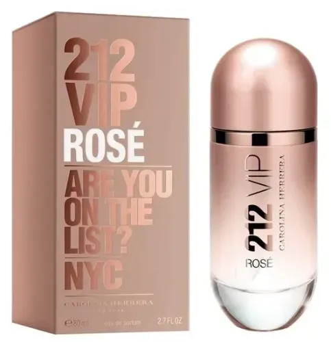 Perfume 212 Vip Rosé Carolina Herrera Eau de Parfum 80ml Original e Lacrado