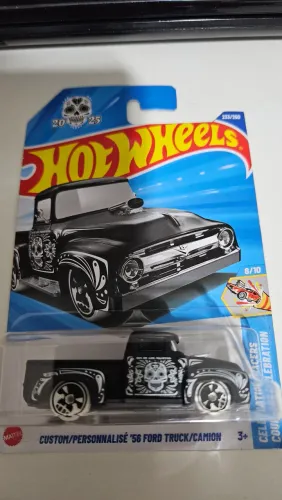 Carrinho Hot Wheels Custom/Personnalisé 56 Ford Truck/Camion