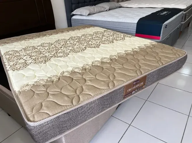 Colchão Casal Novo Espuma Semi Ortopédica Dupla Face Marca Sankonfort Firme!
